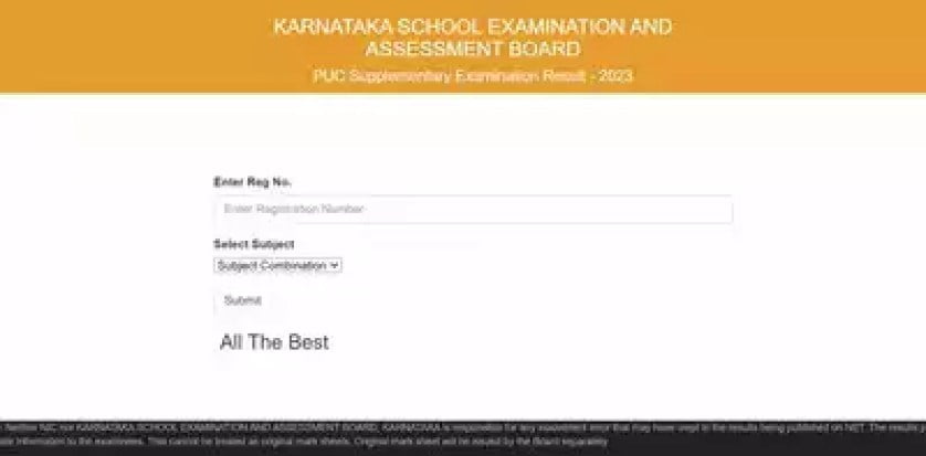 Karnataka 2nd PUC Supplementary Results Declared on karresults.nic.in: Direct Link Provided
